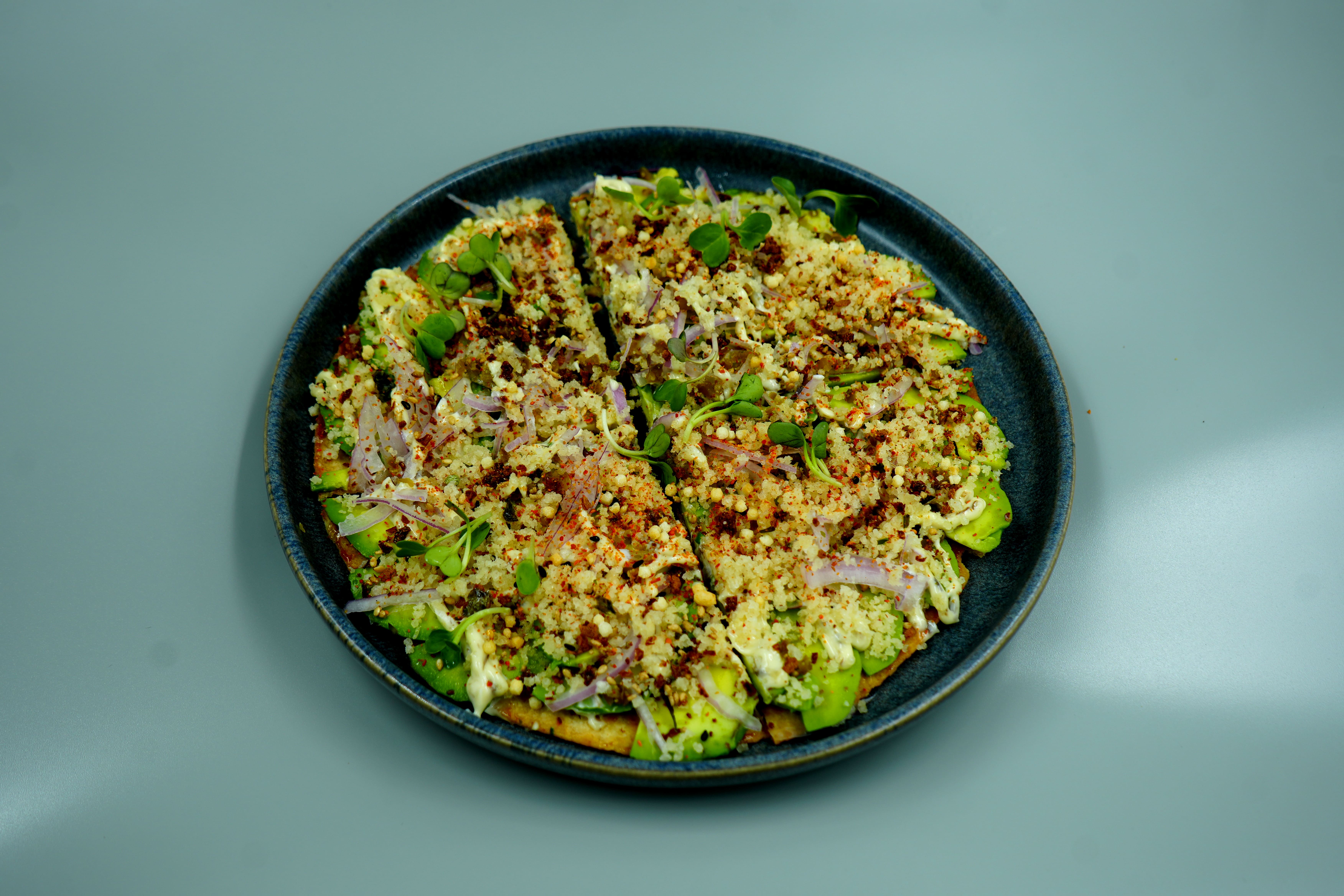 avocado cold pizza 1 (4) Avocado Cold Pizza Zuki Restaurant Sector-104, Noida