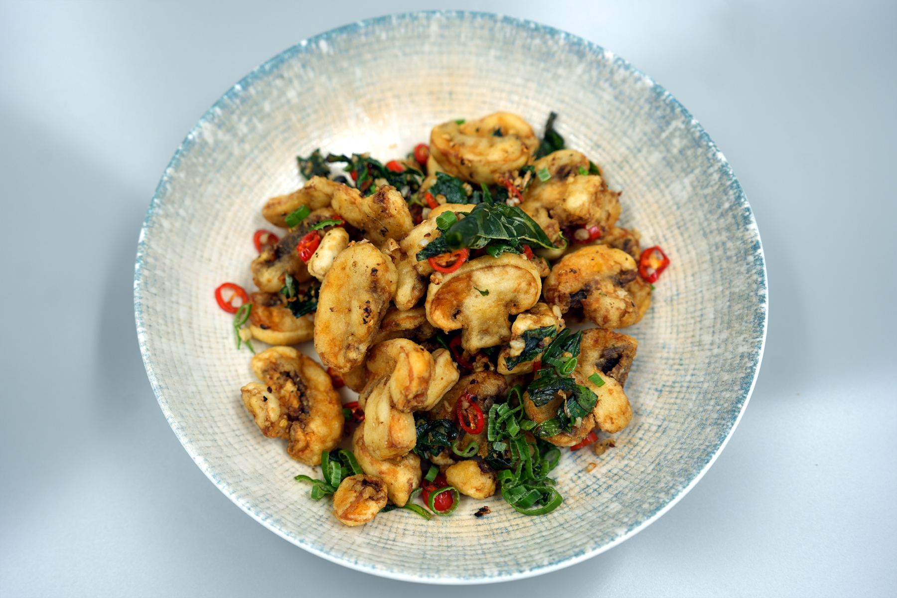 Basil chilli mushroom 3