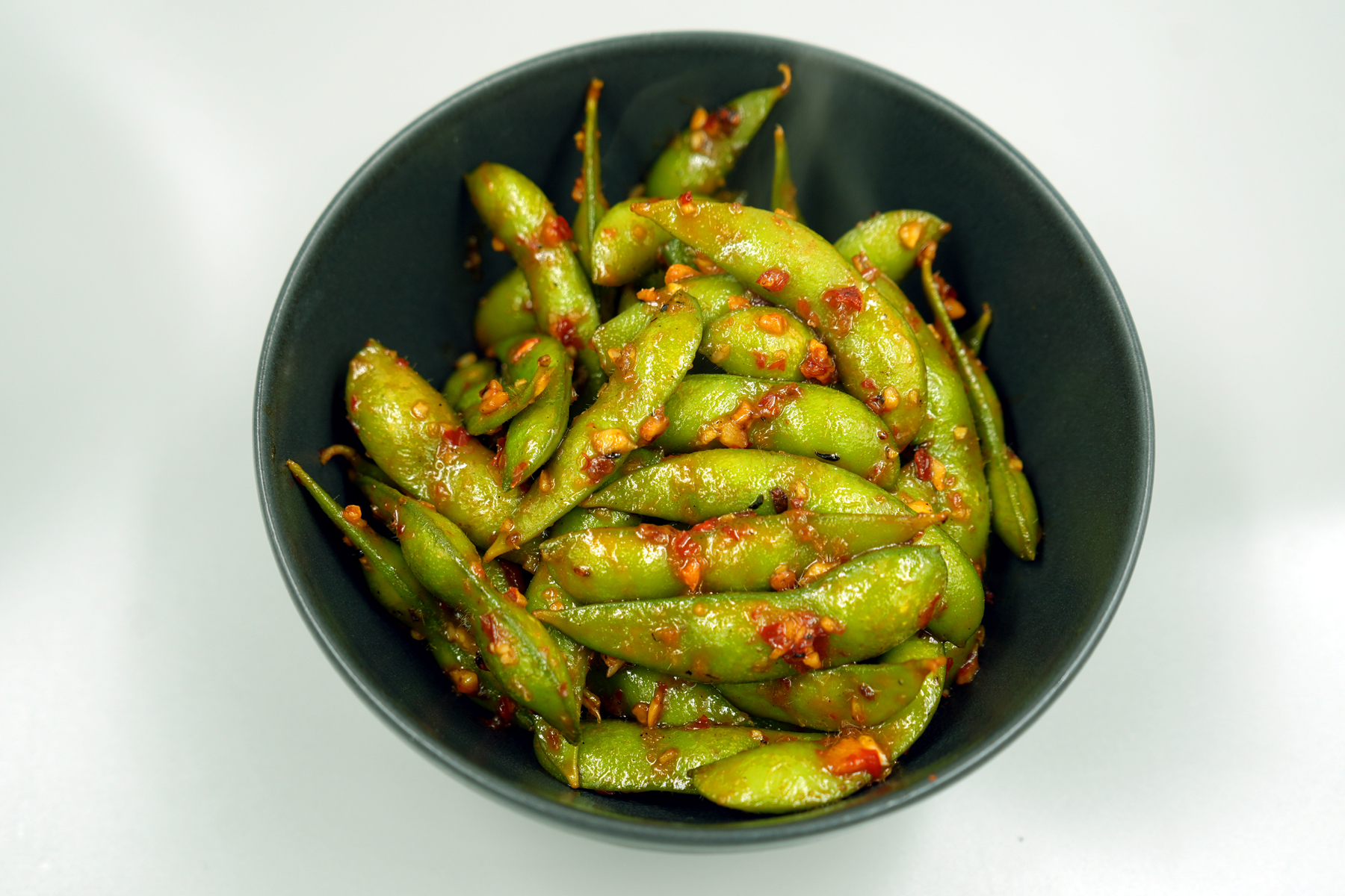 Spicy edamame